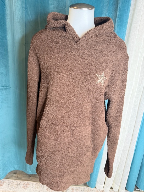 Jeffree Star Jackets & Blazers - Jeffree Star Fashion Brown Fleece Jacket with Pink Logo Tag